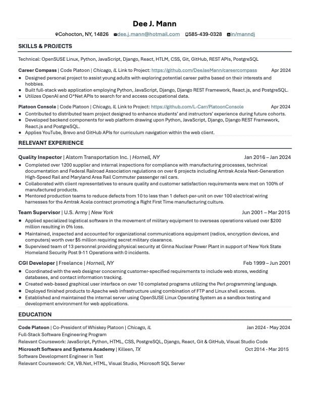 Microsoft Word - Dee Jae Mann Resume.docx